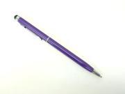 2 in1 Capacitive Touch Screen Stylus w Ball Point Pen For iPhone iPad iTouch Deep Purple Buy1 Get 1 free
