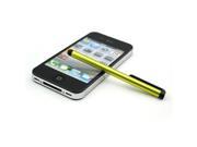 2 Pcs Capacitive Touch Screen Stylus Pen For iPad iPhone Samsung HTC Tablet PC Gold