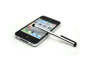2 Pcs Capacitive Touch Screen Stylus Pen For iPad iPhone Samsung HTC Tablet PC Silver