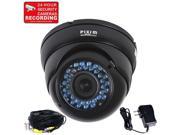 VideoSecu 1 3 Pixim DPS Wide Dynamic Range IR Day Night Security Camera Varifocal 690TVL 4 9mm Lens 36 LEDs Outdoor Indoor Weatherproof with Power and Cable