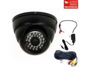 VideoSecu IR Day Night Outdoor Weatherproof Vandal Proof Security Camera Built in 1 3 SONY Effio CCD Wide Angle 28 Infrared LEDs 700TVL with Power Supply Cabl