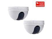 VideoSecu 2 Pack Dome Indoor CCD Security Camera 420TVL 3.6mm Wide Angle Lens for CCTV Home DVR Surveillance System ae0