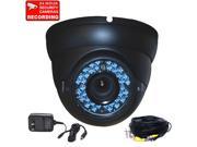 VideoSecu Vandal Proof Outdoor Indoor Dome IR Day Night Security Camera 4 9mm Vari focal Built in 1 3 inch Sony CCD Long Range 540 TV Lines High Resolution 36