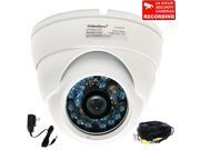 VideoSecu IR Day Night Vision Weatherproof Outdoor Vandal Proof Security Camera Builit in 1 3 inch SONY CCD 600 TV Lines High Resolution 3.6 mm Wide Angle Lens