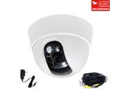 VideoSecu Dome Security Camera Built in 1 3 Sony Effio CCD 600 TVL High Resolution 3.6mm Wide Angle Lens with Power Supply and Cable for CCTV DVR Home Surveill