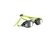 Michael Phelps K 180 Goggles Yellow Black with Mirror Lens