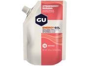 GU Energy Gel Strawberry Banana 15 Serving Pouch