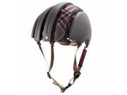 Brooks Foldable Helmet Carrera Collaboration with Fabric Cover - Size XL - Dark Grey/Grey Tartan Brooks Foldable Helmet Carrera Collaboration with Fabric Cover - Size XL - Dark Grey/Grey Tartan