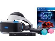 Sony PlayStation VR Battlezone Starter Bundle 4 items VR Headset Move Controller PlayStation Camera Motion Sensor PSVR Battlezone