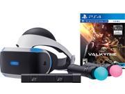 Sony PlayStation VR Valkyrie Starter Bundle 4 items VR Headset Move Controller PlayStation Camera Motion Sensor PSVR EVE Valkyrie