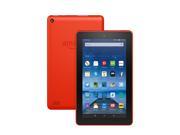 Fire Tablet 7 inch Display Wi Fi 8 GB Includes Special Offers Tangerine