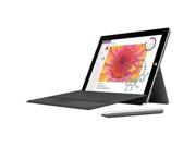 Microsoft Surface 3 Bundle Quard Core 128GB 10.8 Inch 10 Point Multi Touch Screen Tablet with Original Black Keyboard Surface Pen and 1 Year Free Office 365 Wi