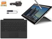 Microsoft Surface Pro 4 Core i7 6600U 16GB 256GB 12.3 touch screen w 2736x1824 3K 3 2 QHD Windows 10 Pro Black Cover Wireless Display Bundle