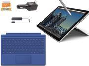 Microsoft Surface Pro 4 Core i5 6300U 16GB 512GB 12.3 touch screen w 2736x1824 3K 3 2 QHD Windows 10 Pro Blue Cover Wireless Display Bundle