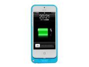 NewNow 2600mAh Extended Battery Case for iPhone 5S 5 Blue