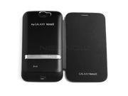 4200mAh Extended Backup Battery Flip cover Stand Case for Samsung Galaxy Note 2 N7100