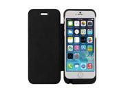 7000mAh External Battery Power Pack Flip Cover Case for iPhone 6 4.7 inch Black