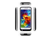 4200mAh Smart View External Backup Battery Case for Samsung Galaxy S5 Black and Silver