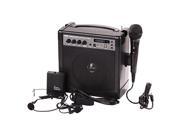 Pyle PWMA220BM Portable Karaoke Pa Amp Mic Sys Bt Wl Streaming 3 Mics Included
