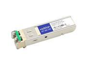 AddOn Finisar FTLF1519P1XCL Compatible TAA compliant 1000Base ZX SFP Transceiver SMF; 1550nm; 80km; LC