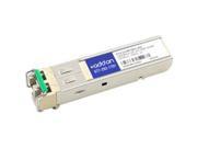 AddOn Finisar FTLF1518P1BTL Compatible TAA compliant 1000Base ZX SFP Transceiver SMF; 1550nm; 70km; LC; DOM