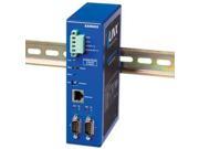 B B 2 Port Ethernet Serial Server DIN Wide Temperature