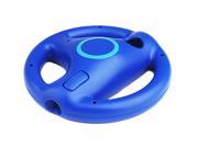 Replace Steering Wheel for Wii Mario Kart Racing Game Remote Controller Blue NEW