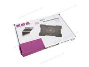 USB 2.0 One Fan Cooling Cooler Pad Stand for 17 inch Notebook Laptop PC Black
