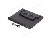 4 USB Ports Big Cooling Pad 2 Fans for 17 15.6 15.4 14.1 13.3 inch Laptop