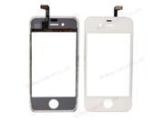 New Replacement White Touch Screen Glass Lens Digitizer w Frame for iPhone 4G