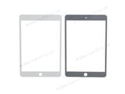 New Replacement White Front Screen Glass Lens Repair for iPad mini