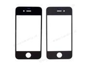 New Replacement Front Glass Lens Screen for Apple iPhone 4 4G Black without LCD Digitizer