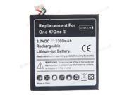 New Replacement 2300mAh 3.7V High Capacity Rechargeable Li ion Battery for HTC ONE X ONE S