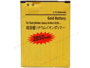 New Replacement 1Pcs 2850mAh High Capacity Battery for Samsung Galaxy S4 Mini i9190 Gold