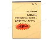 New Replacement 1 Pcs 3.7V 2850mAh Battery for Samsung Galaxy S3 i9300 i747 L710 Gold