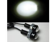 2x 9W 18mm Waterproof Eagle Eye Lamp Car Parking Light Daytime Fog Reverse DIY LED DRL