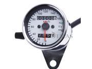New Dual Odometer Speedometer Tachometer Gauge Motorcycle with Backlight DC 12V