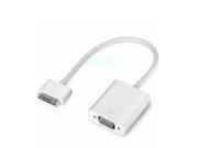 New Dock Connector to VGA Adapter Cable for Apple iPad 2 3 iPhone 4 4G 4S