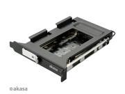 Akasa AK IEN 04 Lokstor HDD SSD Mounting Bracket PCI slot Mobile Rack for 2.5 HDD SSD