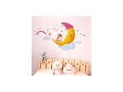 Can remove the wall stickers The princess room bedroom of children room cartoon moon wall stick a sweet dream AM005