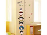 The kindergarten children room decoration stature wall stickers can remove the doll stature sticker AY636