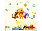 The Second Generation Small Wall Stickers Cartoon Kindergarten Children Room Decoration Pooh And Tigger Stickers Tc1068