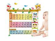 can remove wall stick children learn the phonetic alphabet Kindergarten classroom decorate wall stickers AM6001