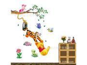 The Second Generation Small Wall Stickers Cartoon Kindergarten Children Room Decoration Pooh And Tigger Stickers Tc1067
