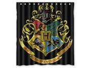 Personalized High Quality Harry Potter Hogwarts Badge Waterproof Shower Curtain Bathroom Curtain With Hooks 66