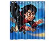 Fashion Design Harry Potter Bathroom Waterproof Polyester Fabric Shower Curtain With Hooks 60