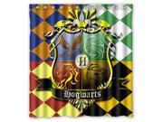 Waterproof Shower Curtain Harry Potter Hogwarts Badge High Quality Bathroom Curtain With Hooks 66