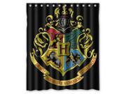 Personalized High Quality Harry Potter Hogwarts Badge Waterproof Shower Curtain Bathroom Curtain With Hooks 60