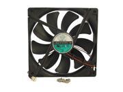 140mm 25mm Case Fan 12V 153CFM IP55 Waterproof 2 Wire Cooling Ball Bg 413*