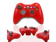Red Wireless Game Remote Controller for Microsoft Xbox 360 Console